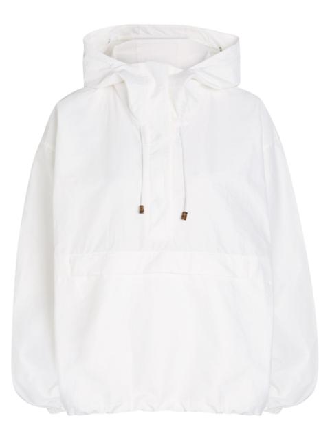Rohe Crinkled Hooded Cotton-blend Anorak Jacket