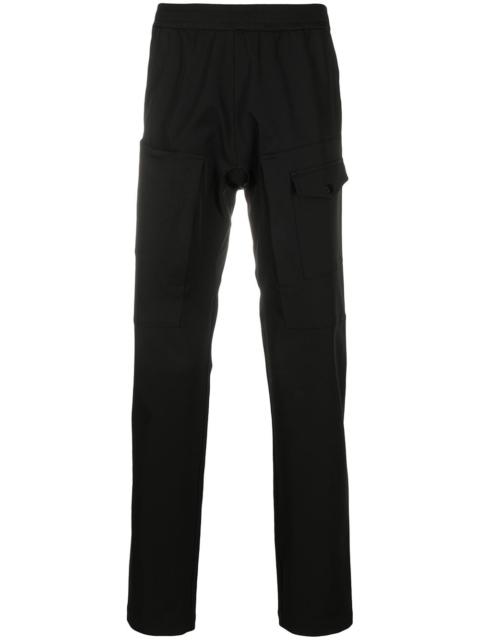 cargo-pocket straight-leg track pants