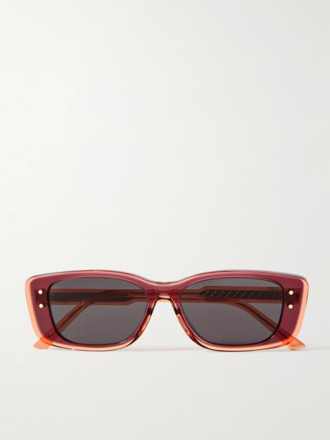 Diorhighlight S21 Rectangular-frame Acetate Sunglasses