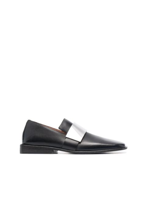 Lamiera metal-embellished loafers