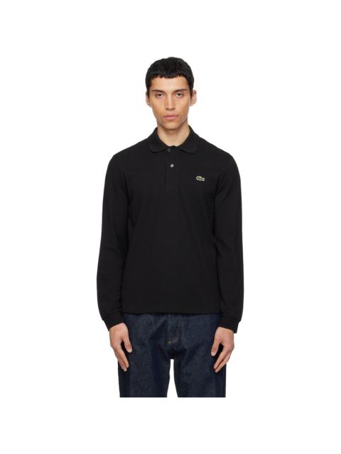 Black Classic Fit Long Sleeve L.12.12 Polo