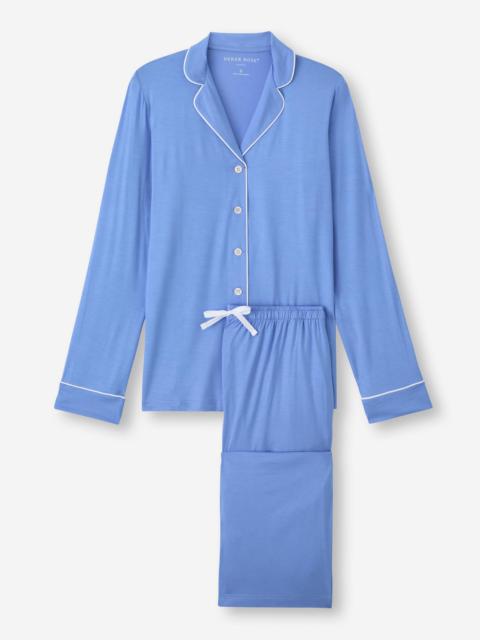 Women's Pajamas Lara Micro Modal Stretch Cornflower Blue