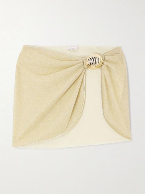 Lumière metallic pareo Gold