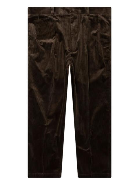 pleated corduroy trousers