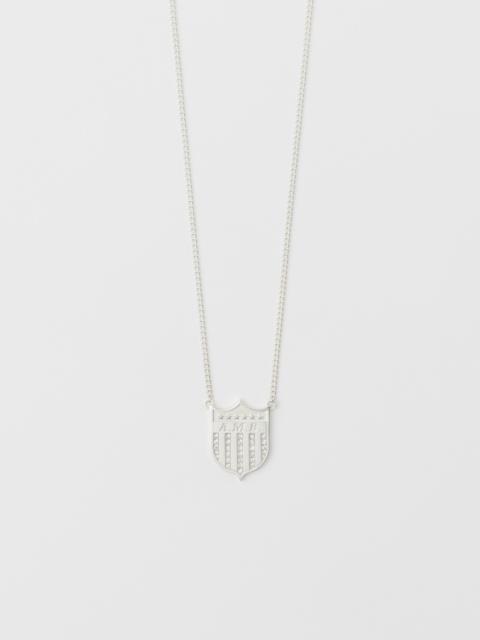 VARSITY SHIELD CHARM NECKLACE