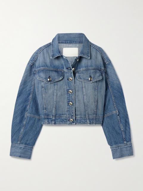 The Mhor Cropped Denim Jacket