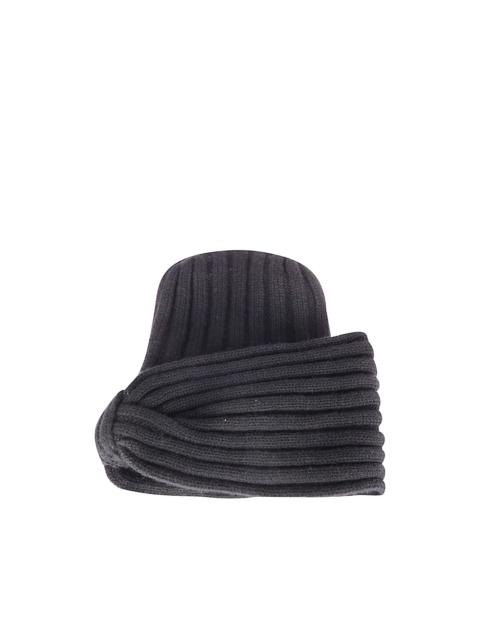 ribbed beanie hat