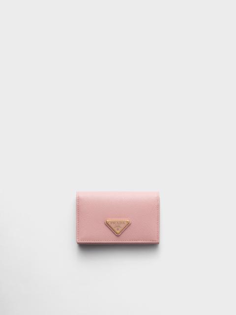 Saffiano leather card holder