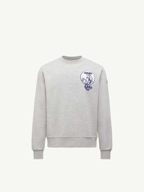 Mascot Patch Cotton Sweatshirt