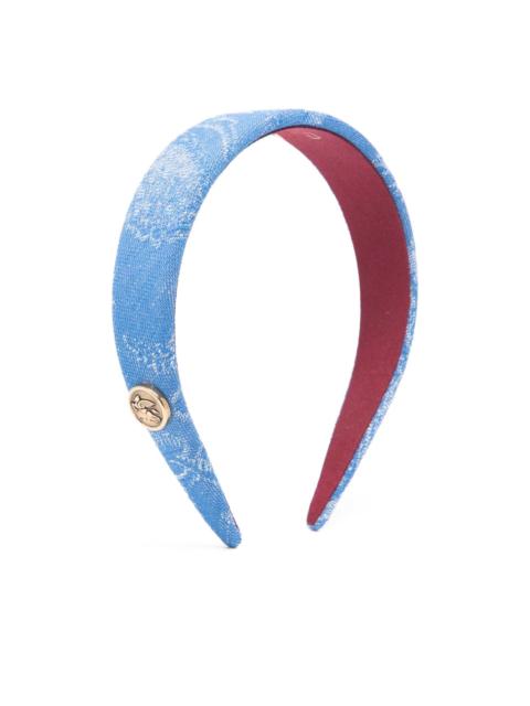 print button hair accessory