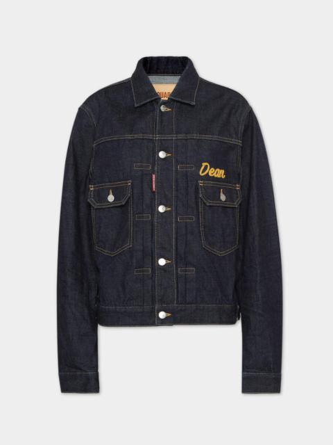 DARK CIMOSA HERITAGE BOXY JEAN JACKET