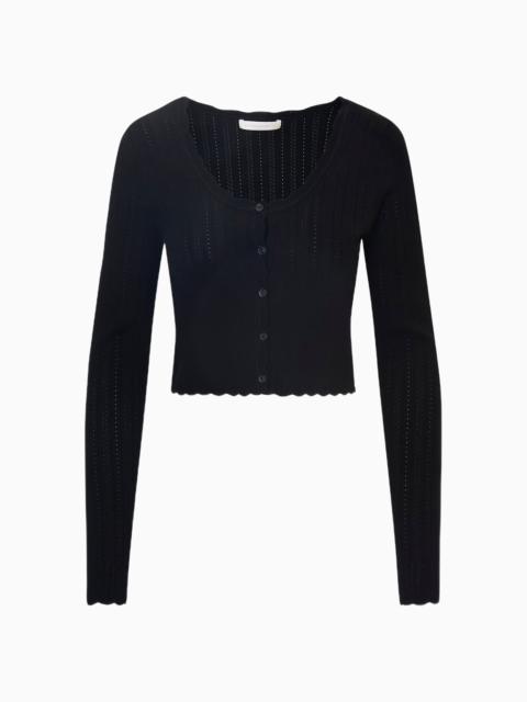 Martti Stretch Pointelle Cardigan