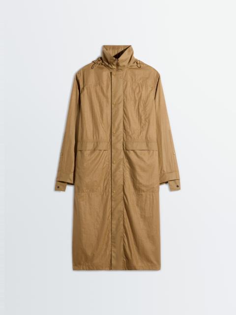 HOODED RAINCOAT IN LIGHT NYLON