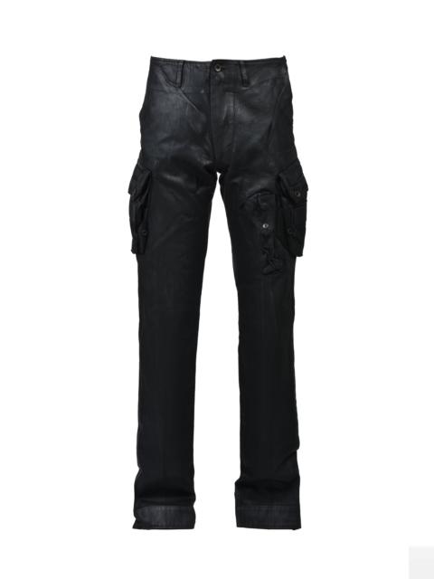 10OZ DENIM GASMASK CARGO / BLK WAX