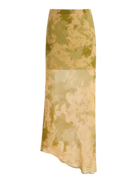 Exclusive Georgette Maxi Skirt multi