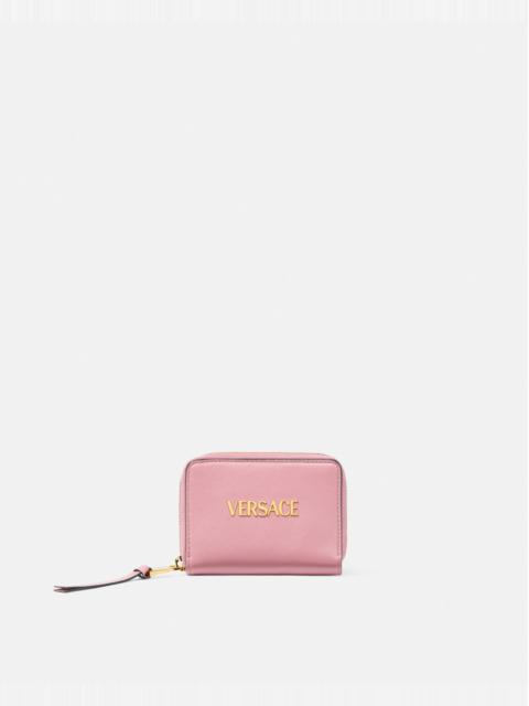 Versace Tag Zip Wallet