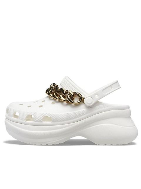 (WMNS) Crocs Retro Chain White Gold Sandals 'White Gold' 206662-19B