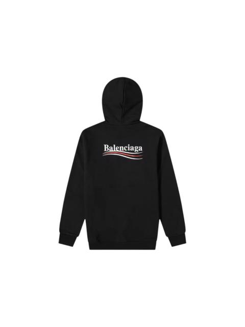 Balenciaga Political Campaign Logo Hoodie Black