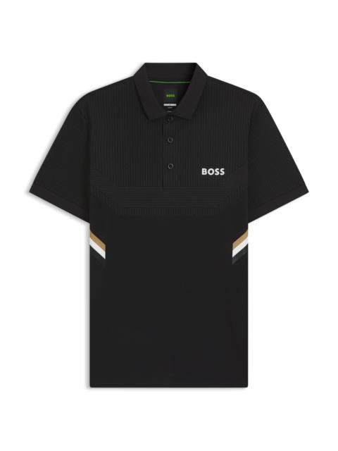 ACTIVE SLIM-FIT POLO SHIRT WITH MOISTURE MANAGEMENT