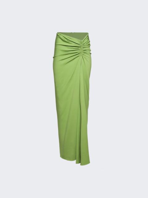 Side Ruched Skirt Fresh Lime