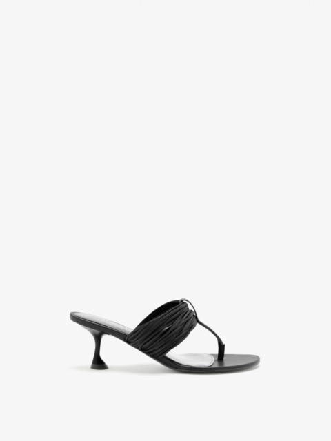 Cable T-Strap Sandals
