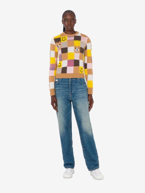 WOOL AND CASHMERE BLEND PULLOVER