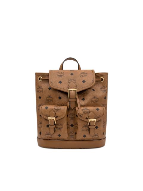 monogram buckle backpack