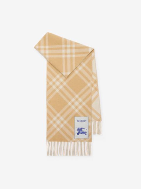Check Cashmere Scarf