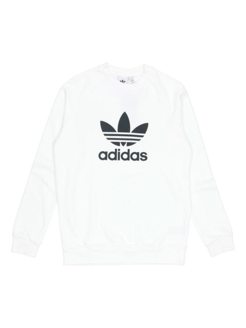 adidas originals Trefoil Warm-Up Crew Sweatshirt 'White' DV1544