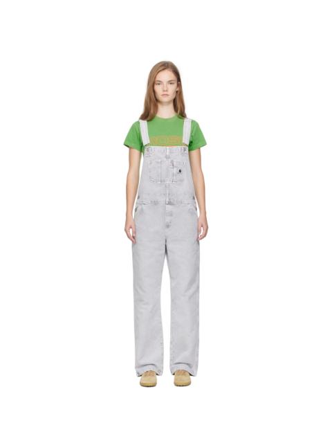Gray Bib Straight Overalls