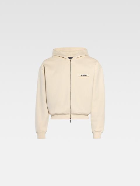The Gros Grain zipped hoodie