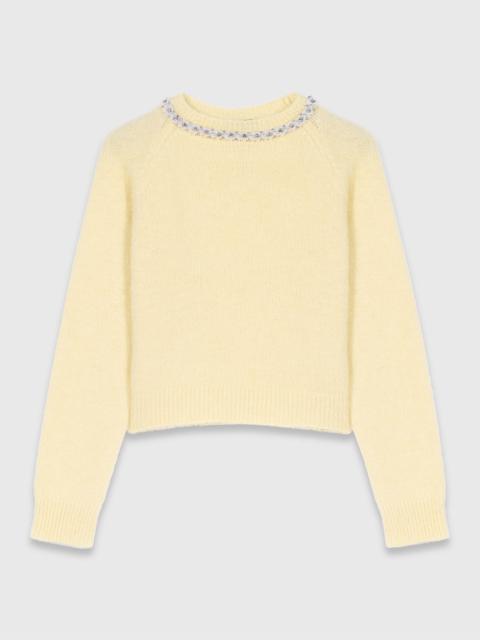 Removable jewel collar jumper