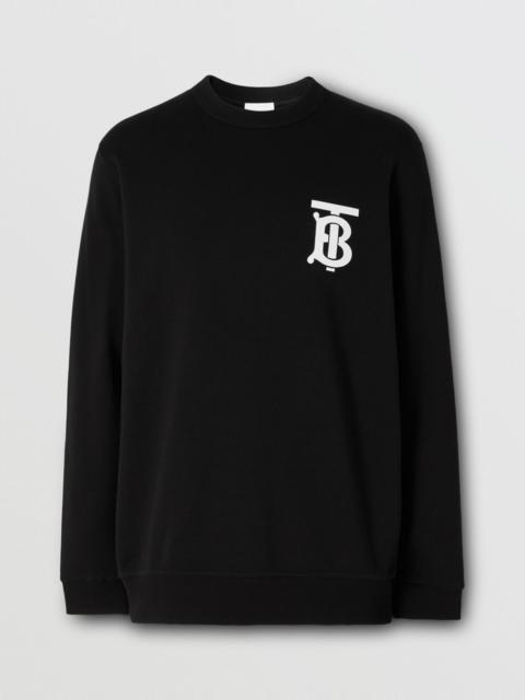 Monogram Motif Cotton Sweatshirt