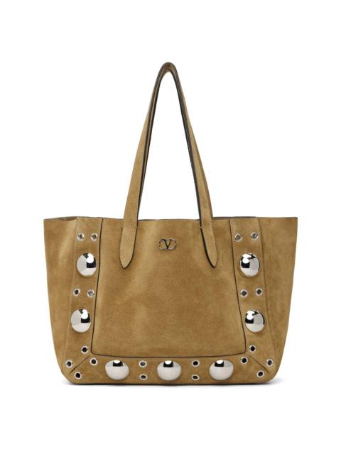 Tan Medium Nellcôte Suede Tote