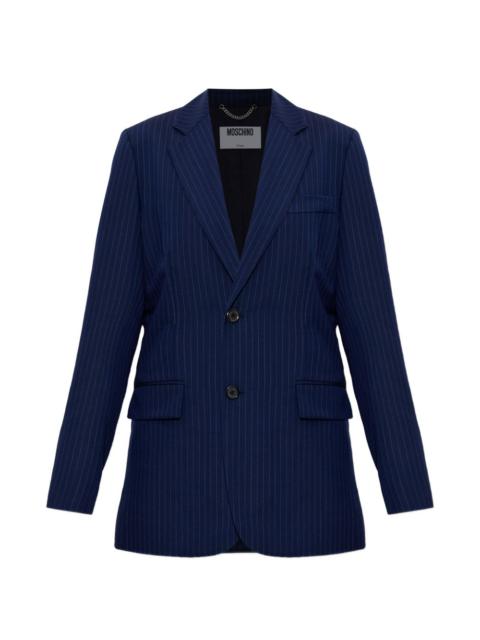 pinstripe button jacket