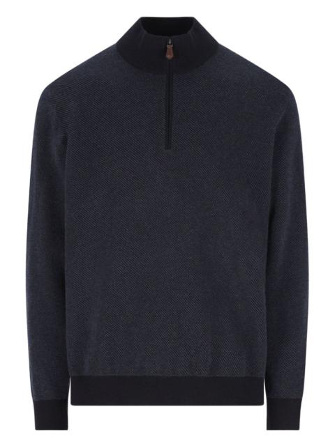 Roadster half-zip sweater