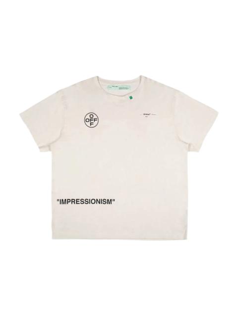 OFF-WHITE Oversized Diag Stencil T-Shirt White