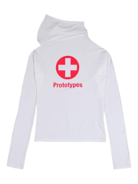 logo-print hoodie
