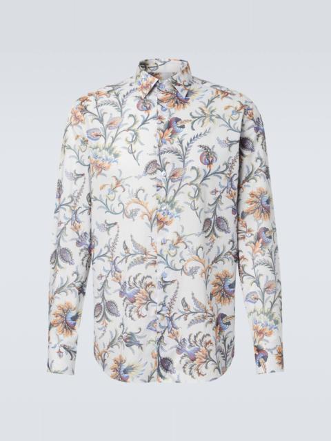 Floral cotton shirt