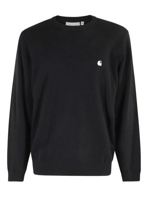logo crew neck sweatshirt