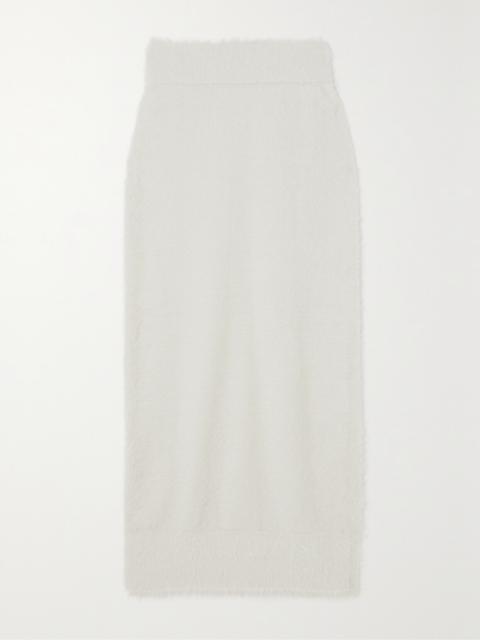 Brushed Knitted Midi Skirt
