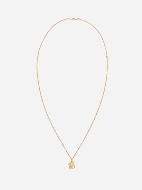Good Luck Necklace 18 carat yellow gold
