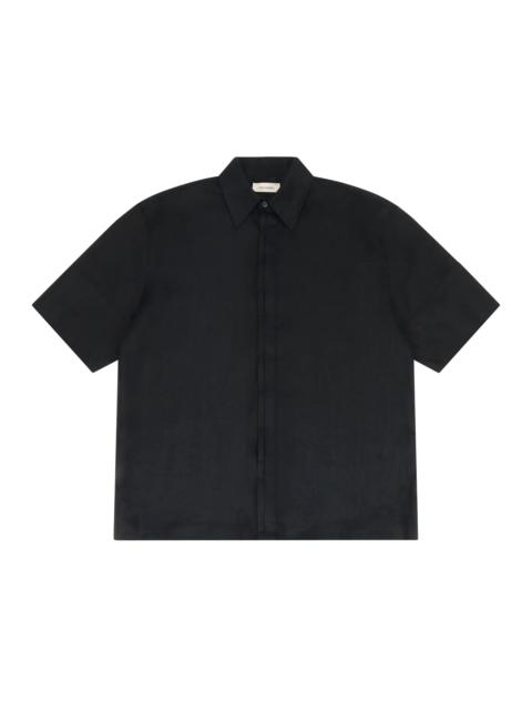 OJAI SHIRT BLACK LINEN