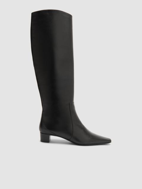 Pascal Black Nappa Leather Knee-High Boot