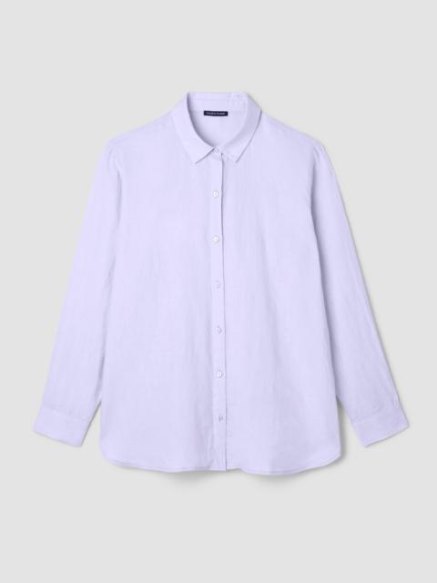 Organic Handkerchief Linen Classic Collar Shirt