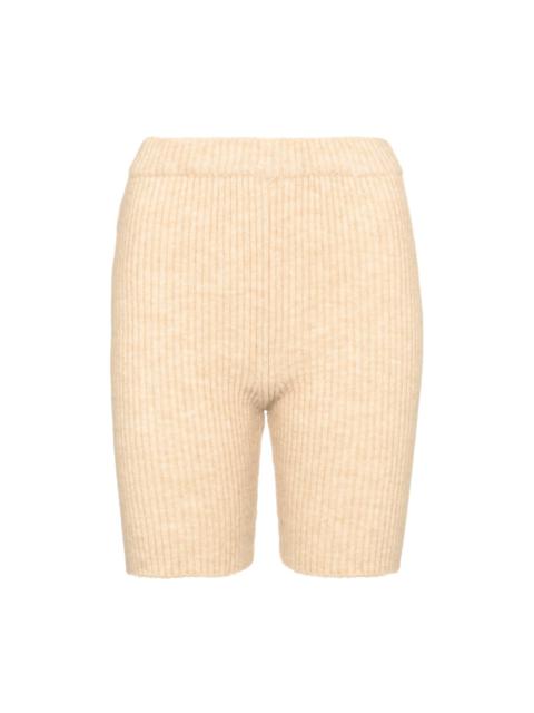 Siu ribbed-knit biker shorts