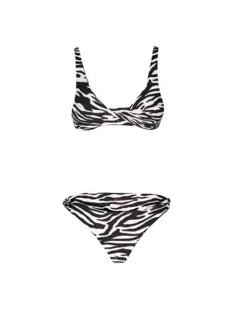 BLACK AND WHITE BIKINI