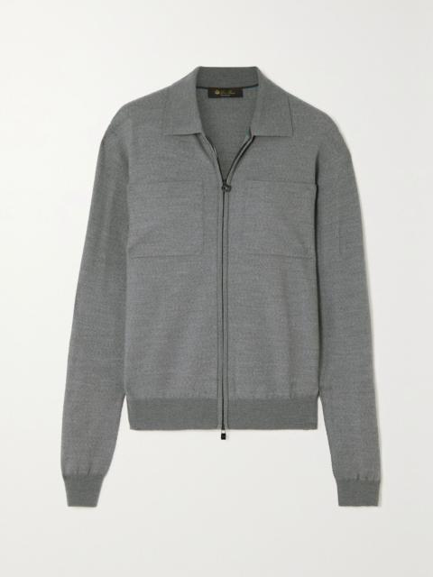 Valsesia wool bomber jacket Gray