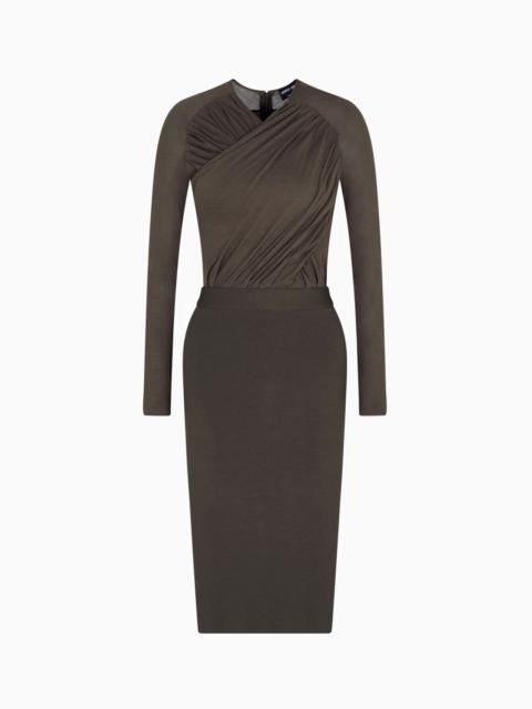 LYOCELL JERSEY MIDI DRESS