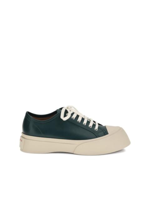 Pablo leather lace-up sneakers